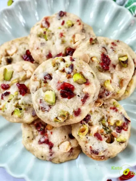 Pistachio Cranberry Shortbread