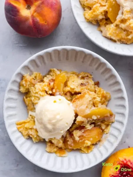 Peach Dump Cake