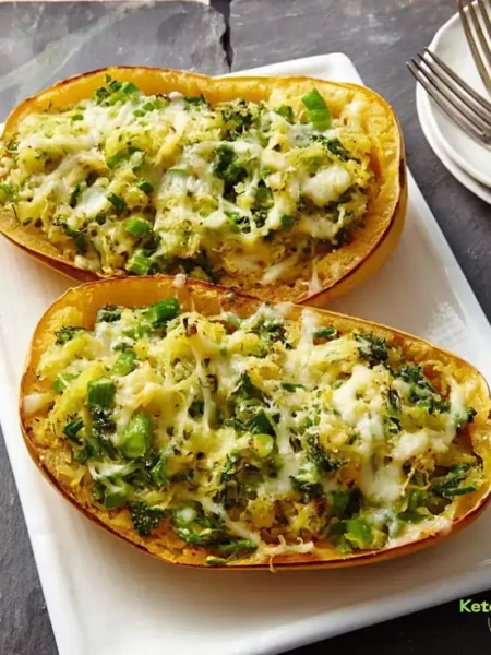 Spaghetti Squash Lasagna with Broccolini