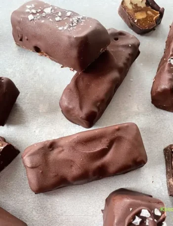 Homemade Chocolate Candy Bars