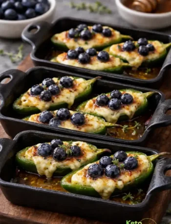 Blueberry Brie Jalapeño Poppers
