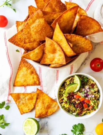Keto Tortilla Chips - Air Fryer, Deep Fry, or Bake