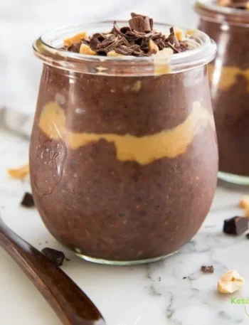 Peanut Butter Chocolate Chia Pudding
