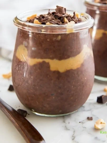 Peanut Butter Chocolate Chia Pudding