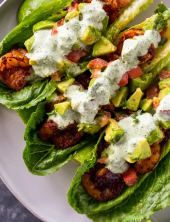 Spicy Shrimp Taco Lettuce Wraps