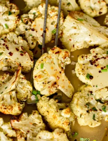 Keto Roasted Cauliflower