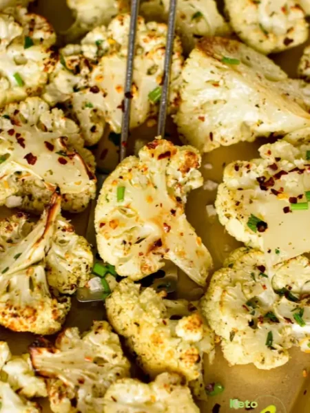 Keto Roasted Cauliflower