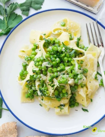 Pappardelle Pasta with Peas