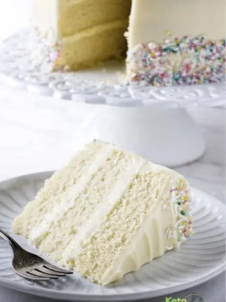Vanilla Cake with Cream Cheese Frosting
