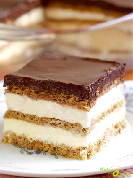 No Bake Chocolate Eclair Icebox Cake