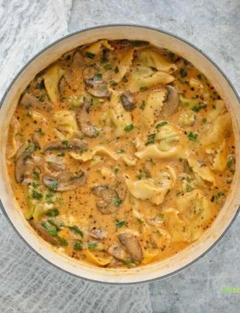 Creamy Mushroom Tortellini Soup