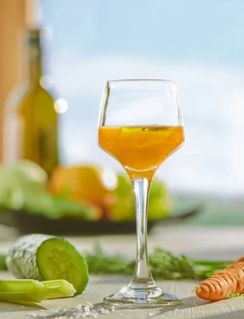 Carrot cucumber celery juice