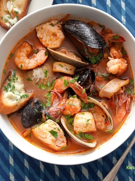 Cioppino Seafood Stew With Gremolata Toasts