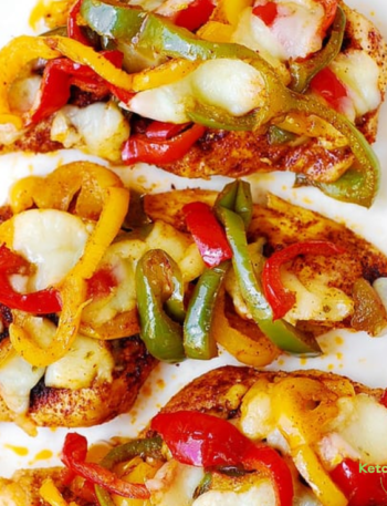 Cheesy Fajita Chicken Bake