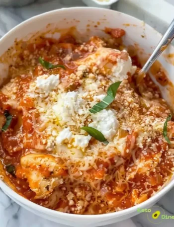 Cottage Cheese Chicken Parm Bowl