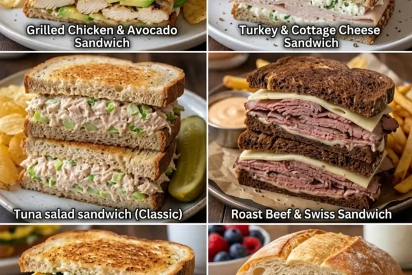 6 high protein sandwiches