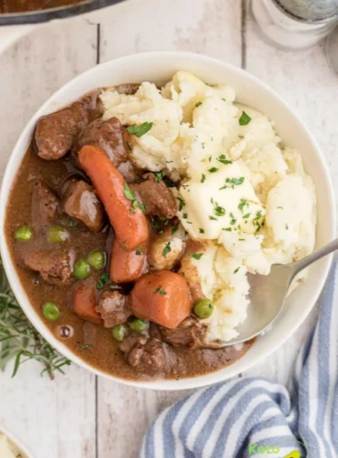 Irish Stew With Mashed Potatoes