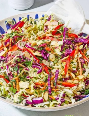 Cabbage Salad Recipe (Crunchy, No-Mayo!)