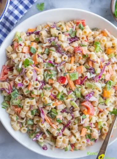 Macaroni Coleslaw Salad