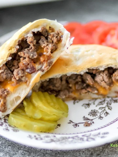 Cheeseburger Biscuit Bombs