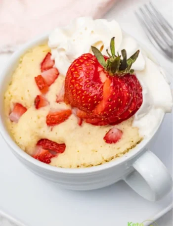 Strawberry Mug Cake