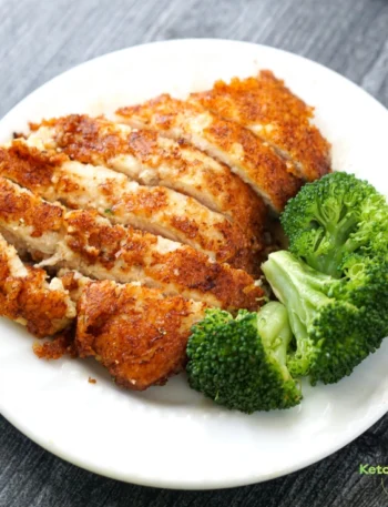 Keto Parmesan Crusted Chicken