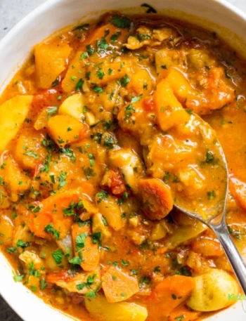 Chicken Stew with Butternut Squash