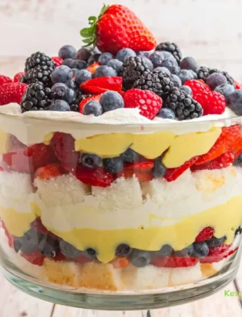 Berry Trifle (easy, light, summery dessert)
