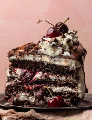 The Best Black Forest Cake (Whipped Cream Frosting)