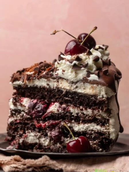 The Best Black Forest Cake (Whipped Cream Frosting)