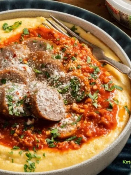 Cheesy Polenta & Sausage