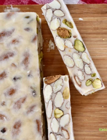 Torrone (Italian Nougat Candy with Nuts)